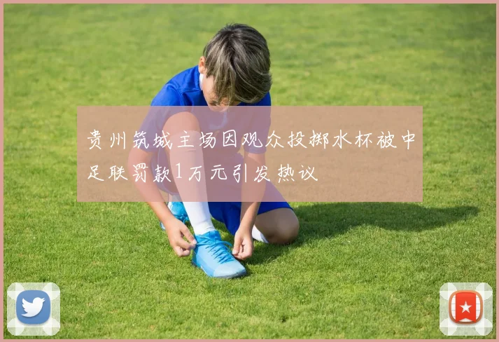贵州筑城主场因观众投掷水杯被中足联罚款1万元引发热议